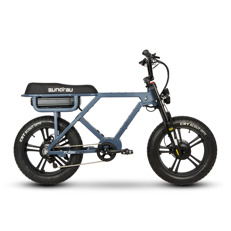 Eunorau Flash e-bike with fat tires, side view