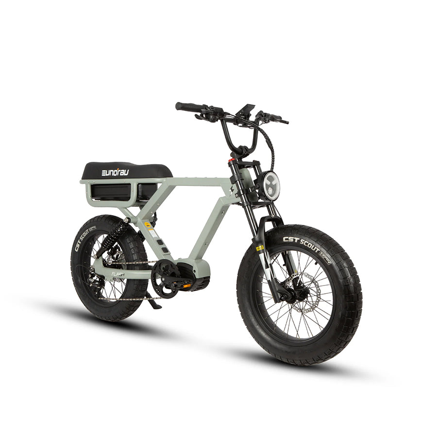 Eunorau Flash e-bike angled front view