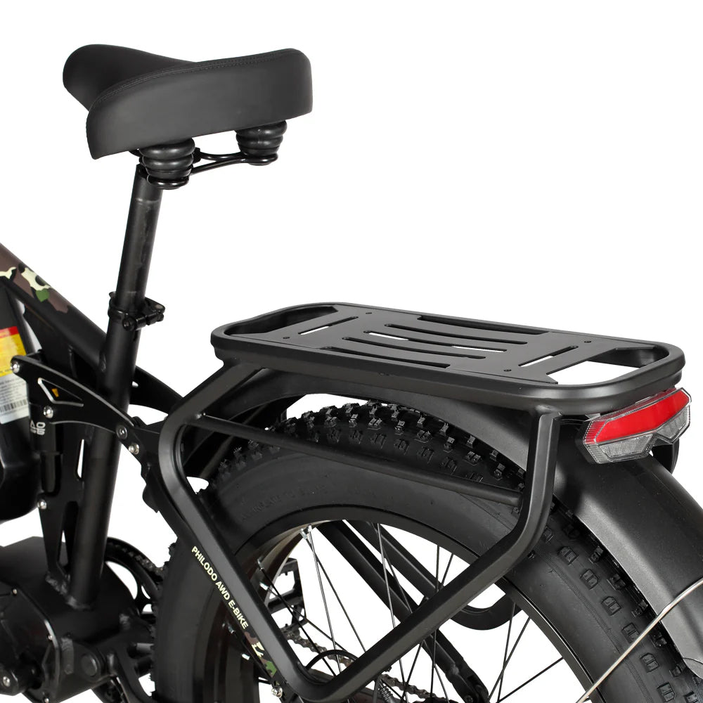 Philodo Forester - 60V Dual Motor Electric Bike Full Suspension - Top Speed 45mph - 4000W