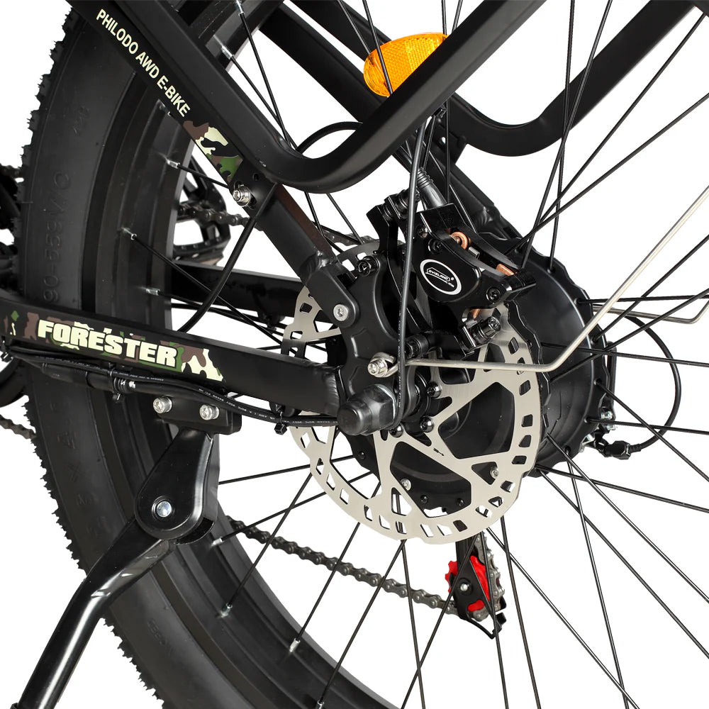 Philodo Forester - 60V Dual Motor Electric Bike Full Suspension - Top Speed 45mph - 4000W