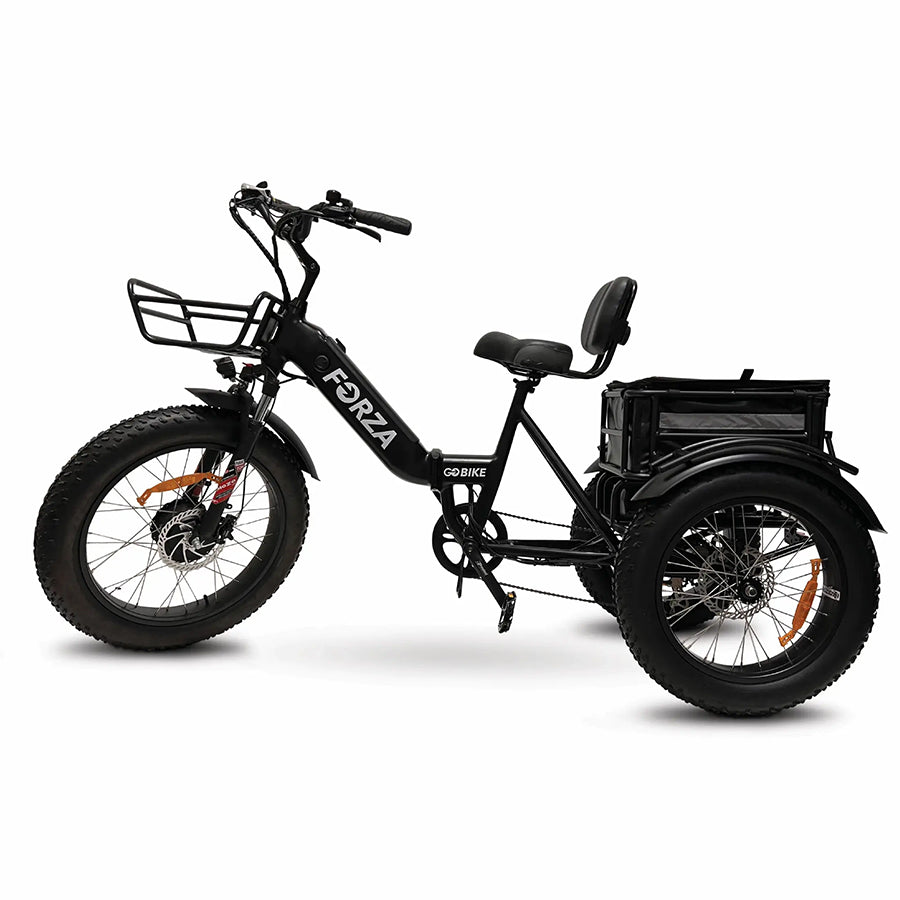GOBike Forza - Foldable Step-Through Fat Tire Electric Tricycle - Top Speed 20mph - 750W