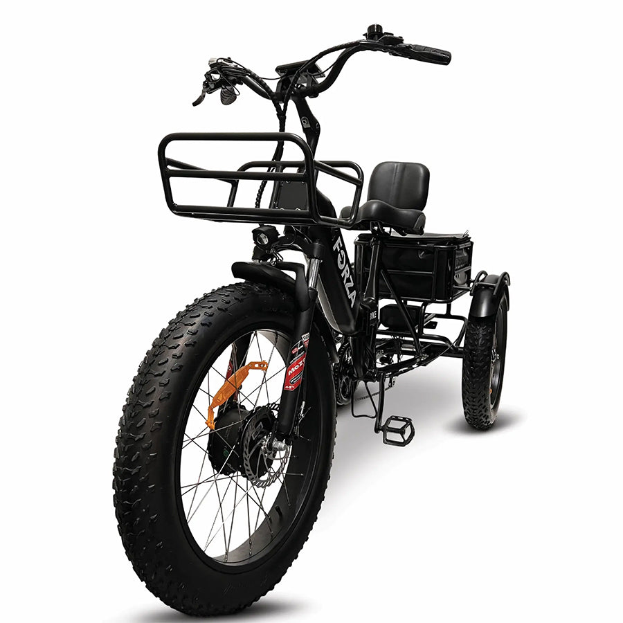 GOBike Forza - Foldable Step-Through Fat Tire Electric Tricycle - Top Speed 20mph - 750W