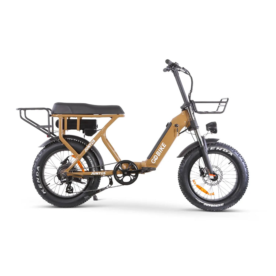 GOBIKE Juntos Foldable - Step-Through Lightweight Electric Bike - Top Speed 25mph - 750W