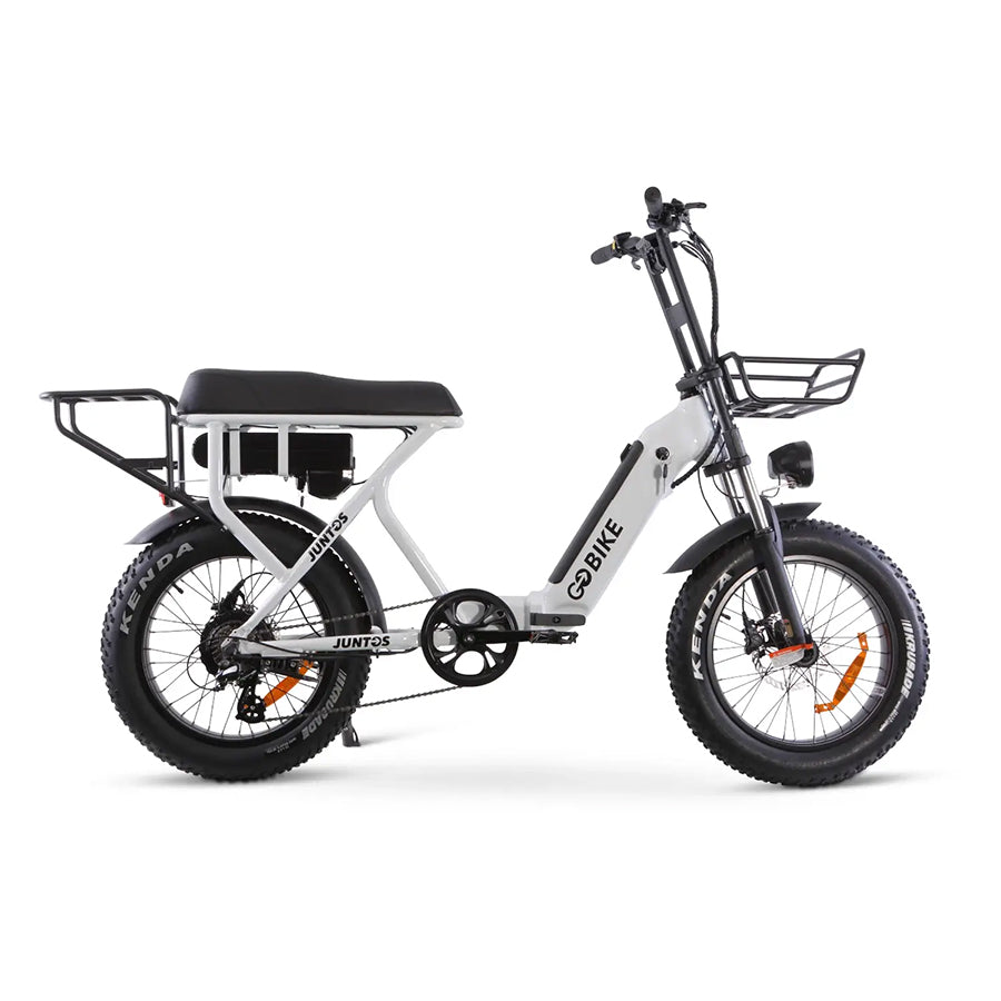 GOBIKE Juntos Foldable - Step-Through Lightweight Electric Bike - Top Speed 25mph - 750W