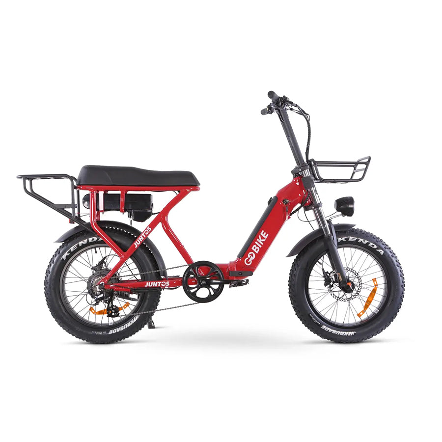 GOBIKE Juntos Foldable - Step-Through Lightweight Electric Bike - Top Speed 25mph - 750W