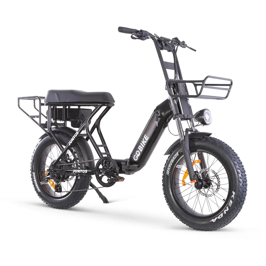 GOBIKE Juntos Foldable - Step-Through Lightweight Electric Bike - Top Speed 25mph - 750W