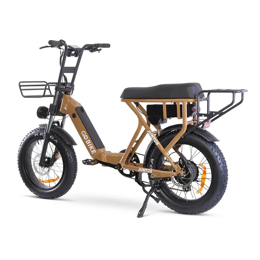 GOBIKE Juntos Foldable - Step-Through Lightweight Electric Bike - Top Speed 25mph - 750W