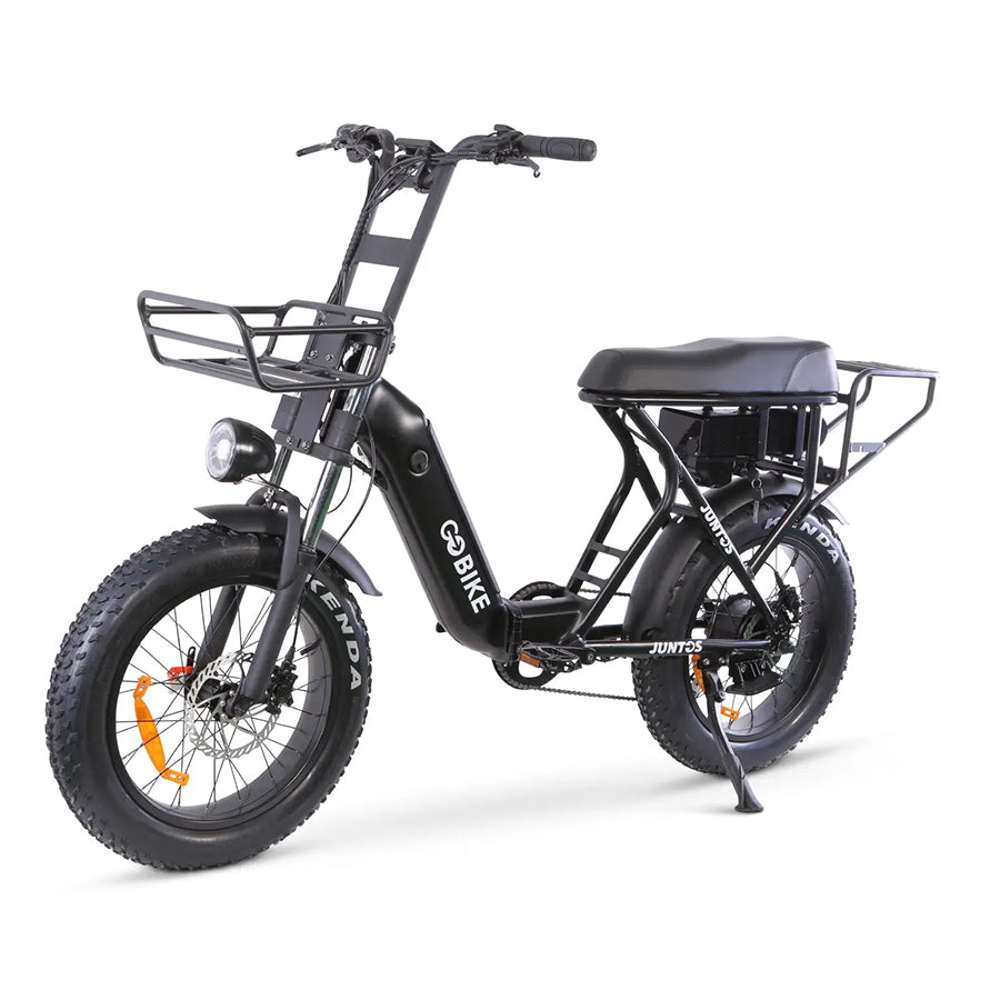 GOBIKE Juntos Foldable - Step-Through Lightweight Electric Bike - Top Speed 25mph - 750W