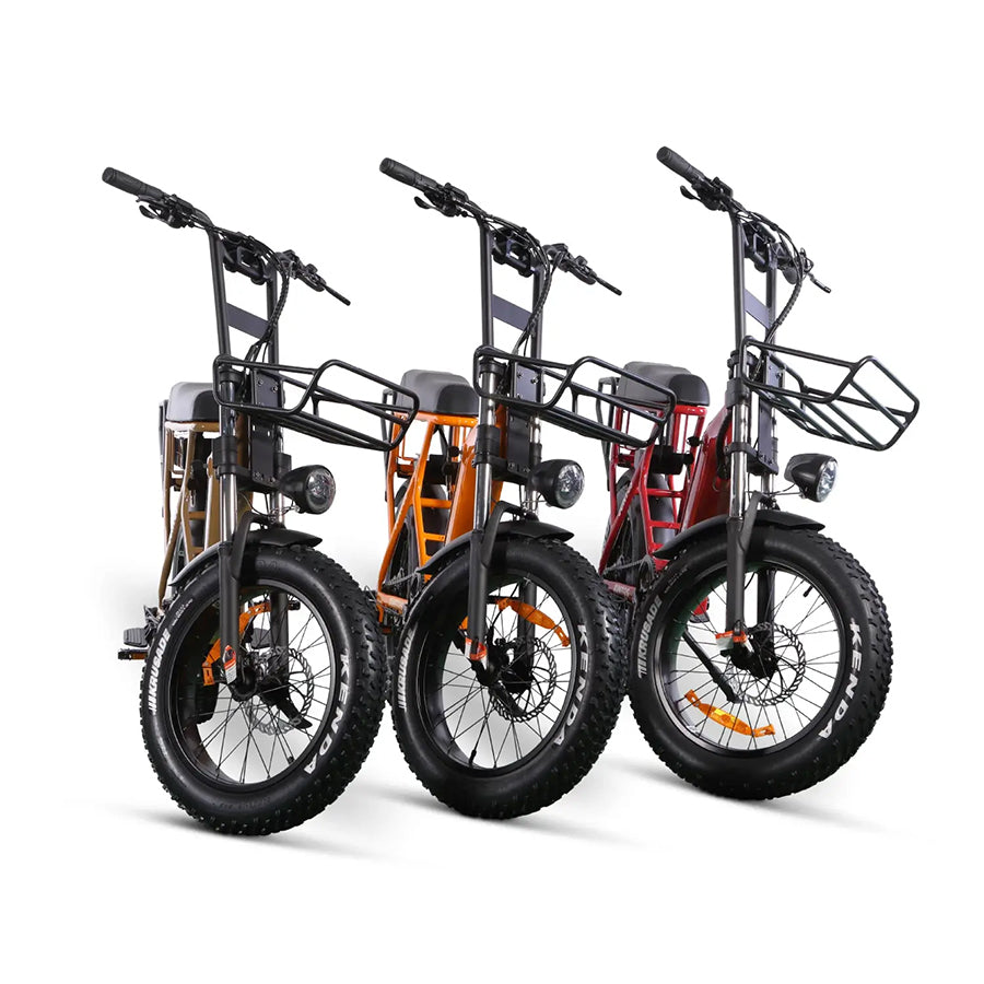 GOBIKE Juntos Foldable - Step-Through Lightweight Electric Bike - Top Speed 25mph - 750W