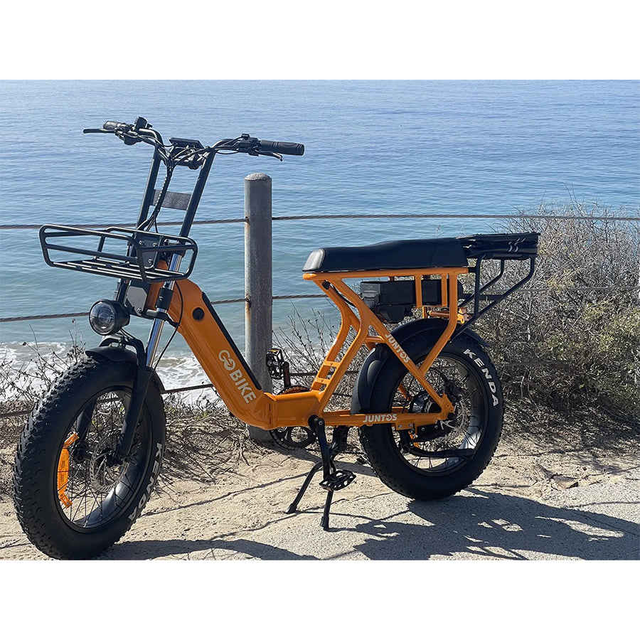 GOBIKE Juntos Foldable - Step-Through Lightweight Electric Bike - Top Speed 25mph - 750W