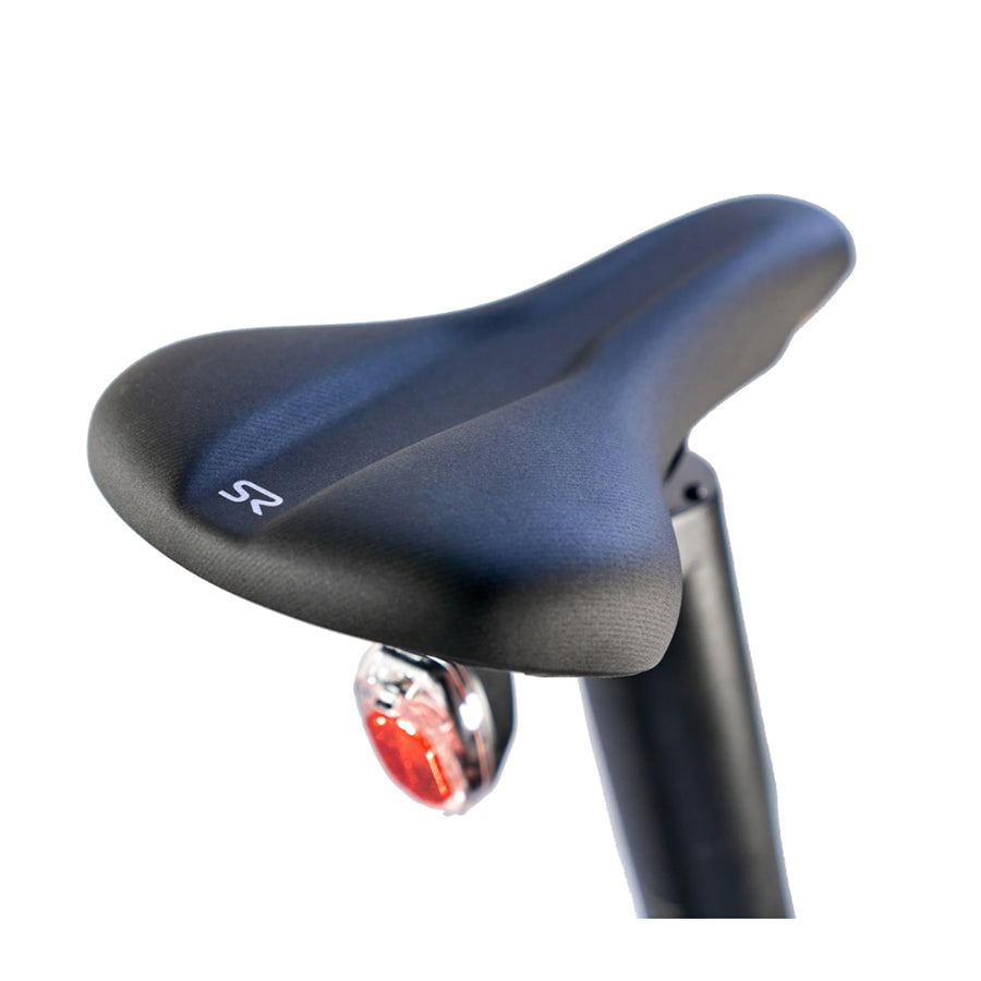 Saddle and rear light of Qualisports Model 5 E-Bike