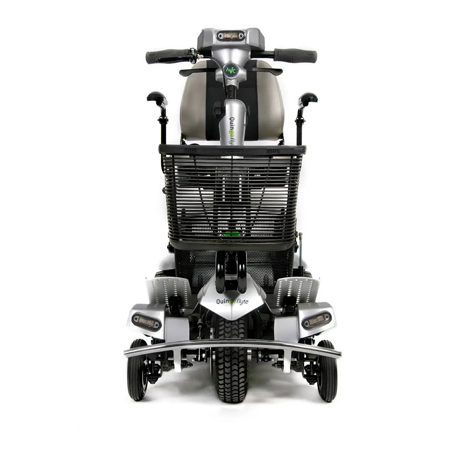 ComfyGo Quingo Flyte - Mobility Scooter with MK2 Self Loading Ramp - Top Speed 4mph - 650W