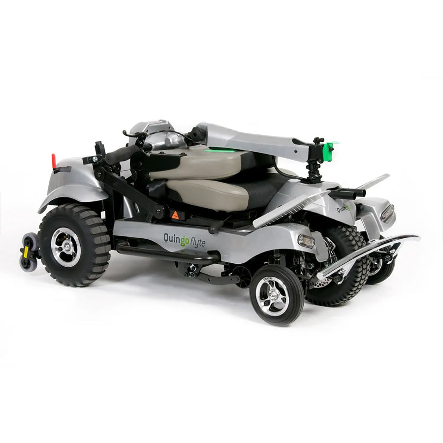ComfyGo Quingo Flyte - Mobility Scooter with MK2 Self Loading Ramp - Top Speed 4mph - 650W
