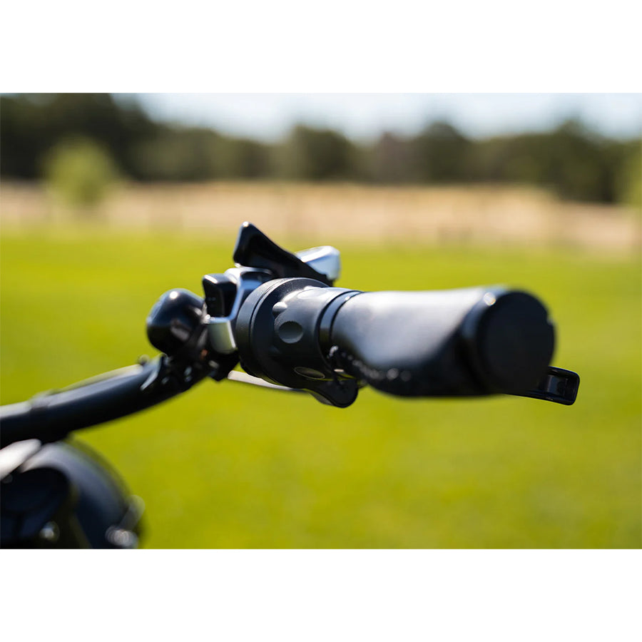 Right side of handlebars