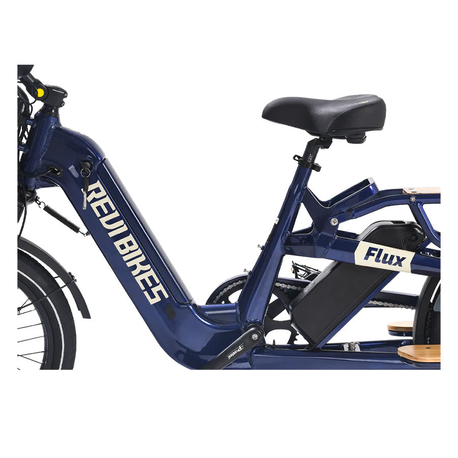 Frame and saddle from left perspective