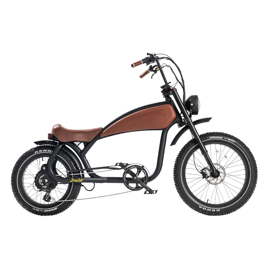 Revi Bikes Prowler, 1000W fat tire electric bike, right-facing.