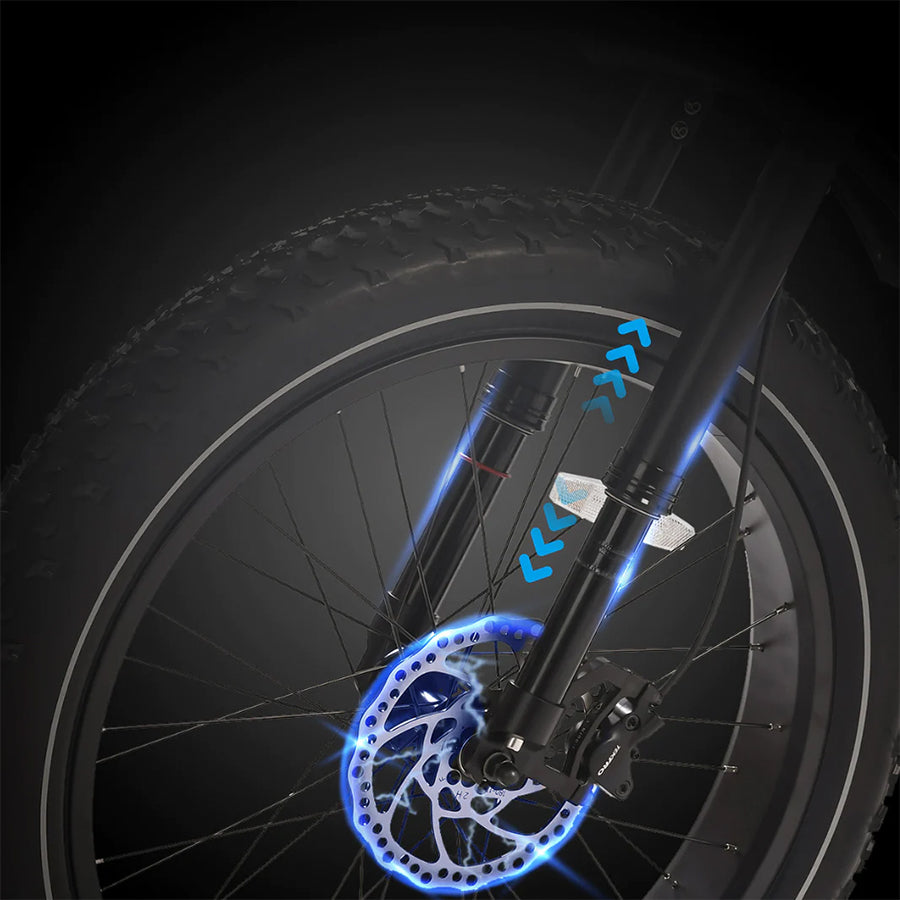 Front brake system and suspension
