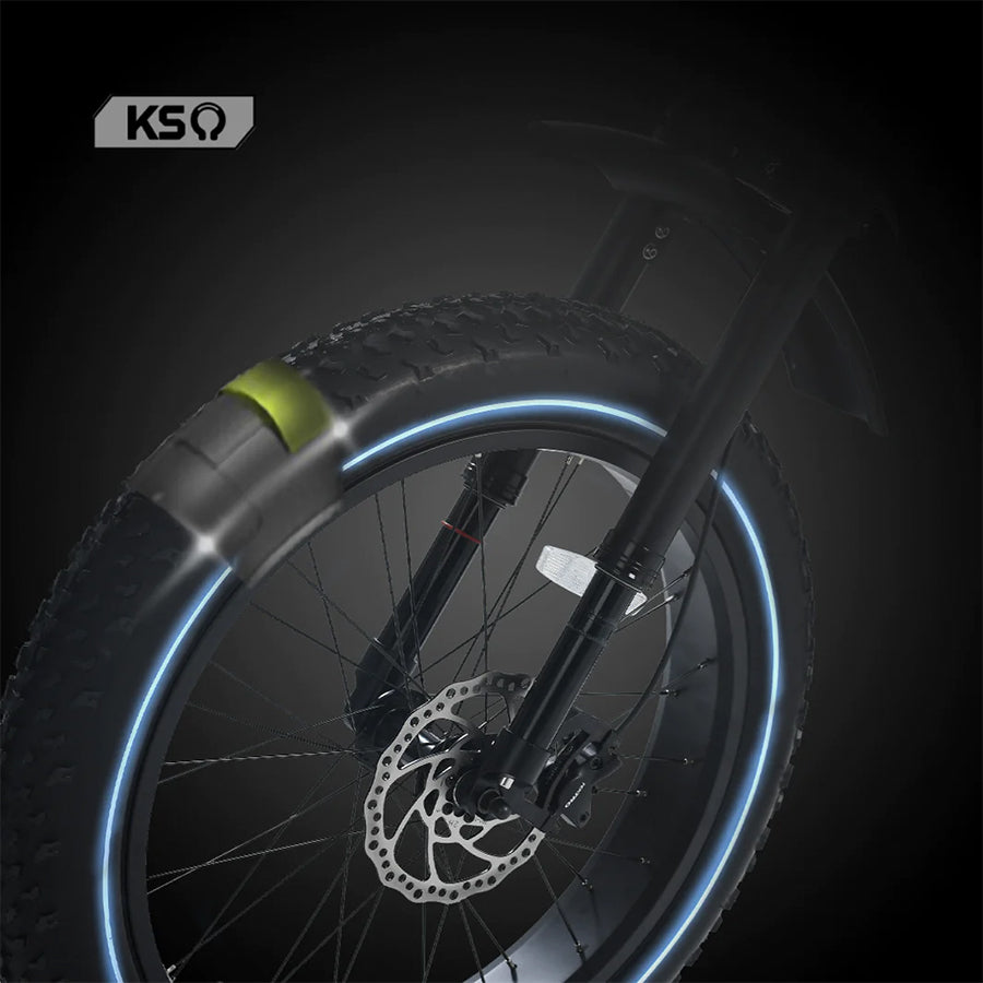 Front tire display