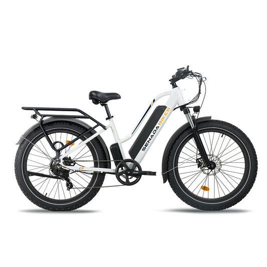 Senada Herald Plus - Premium Step-Through Electric Fat Tire All-Terrain Bike - Top Speed 28mph - 1000W