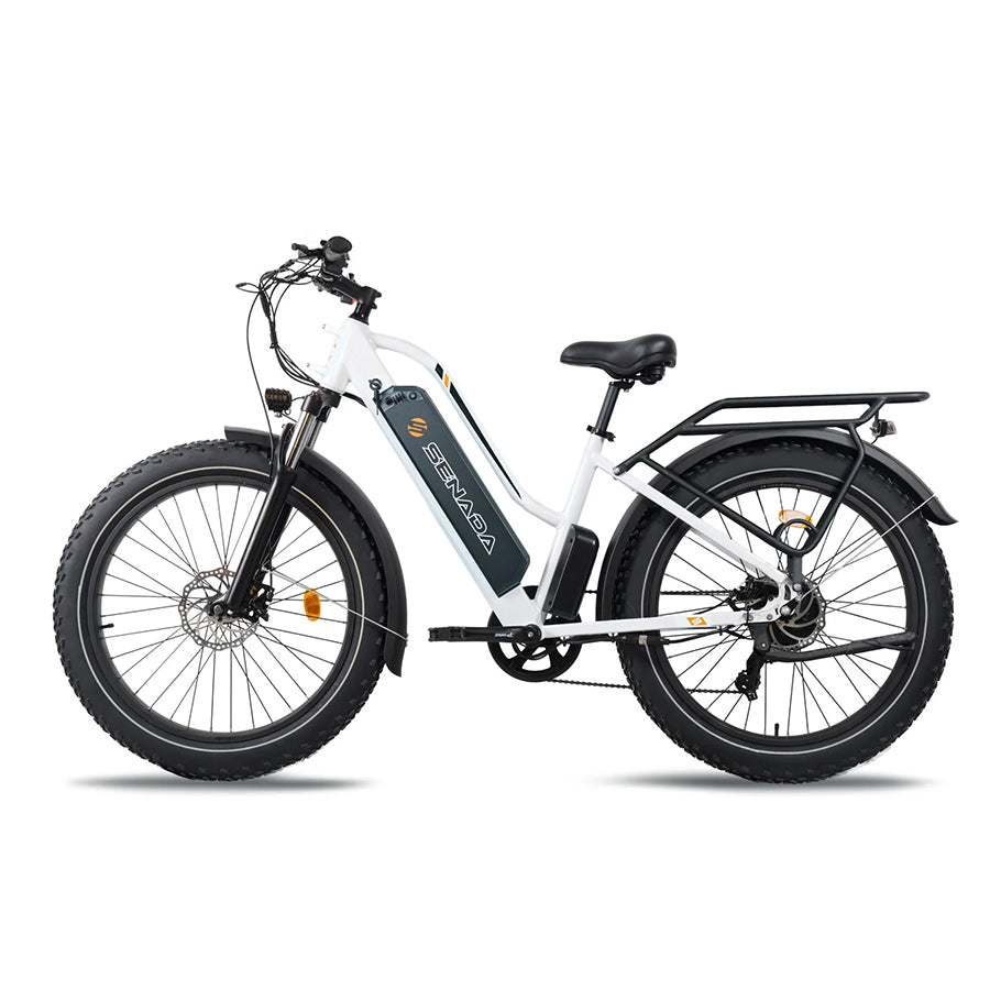 Senada Herald Plus - Premium Step-Through Electric Fat Tire All-Terrain Bike - Top Speed 28mph - 1000W