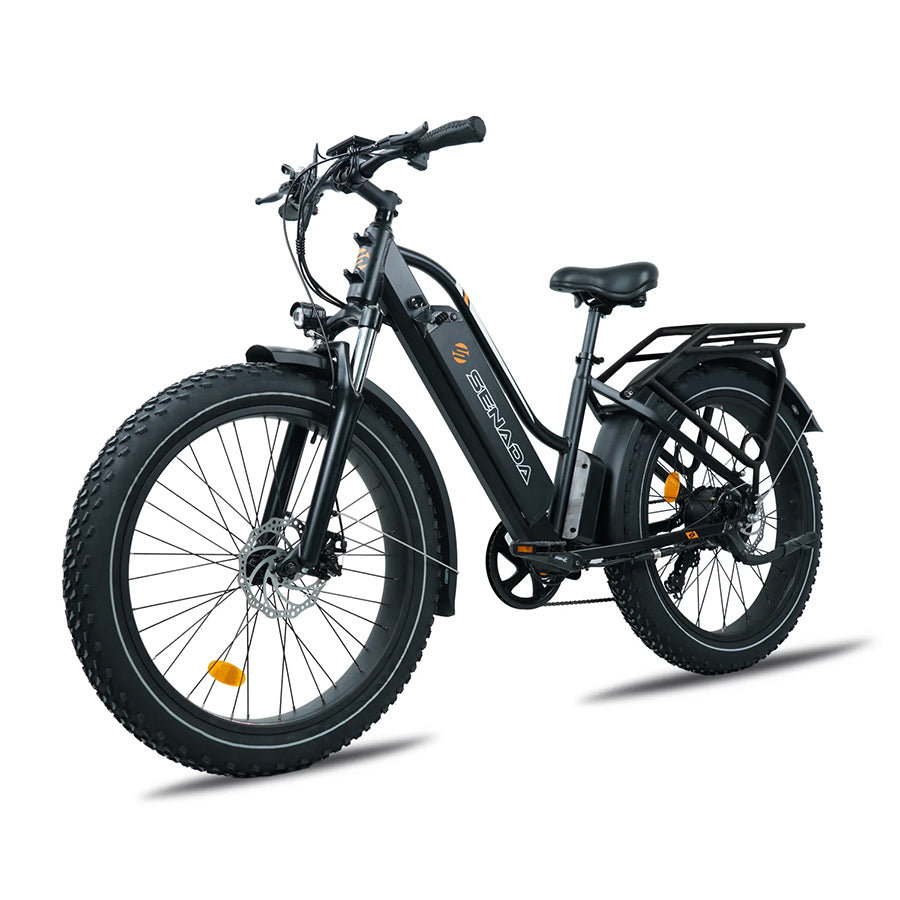 Senada Herald Plus - Premium Step-Through Electric Fat Tire All-Terrain Bike - Top Speed 28mph - 1000W