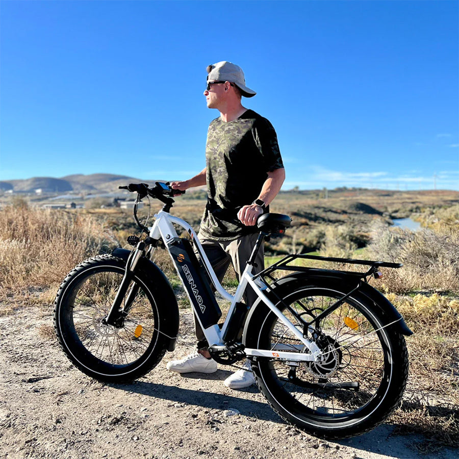 Senada Herald Plus - Premium Step-Through Electric Fat Tire All-Terrain Bike - Top Speed 28mph - 1000W