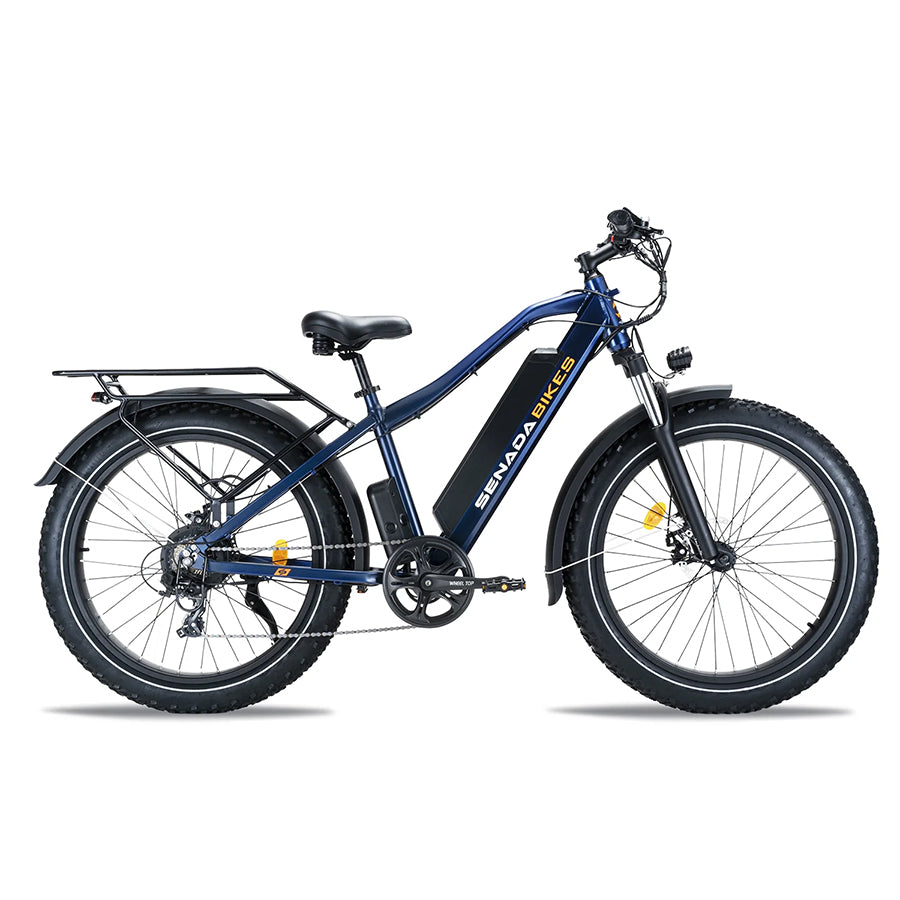 Senada Saber Plus - All-Terrain Electric Fat Tire Mountain Bike - Top Speed 28mph - 1000W