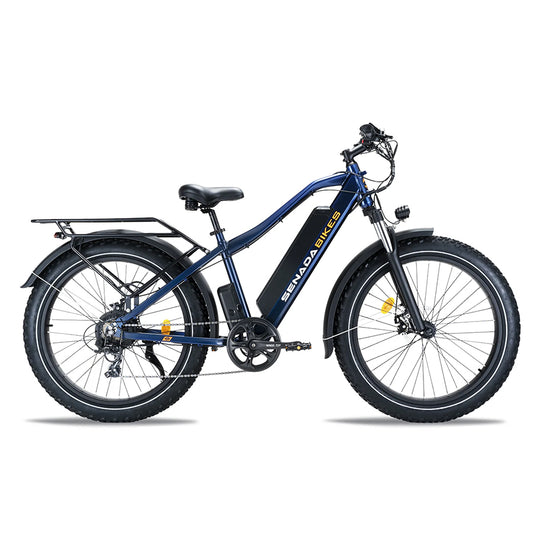 Senada Saber Plus - All-Terrain Electric Fat Tire Mountain Bike - Top Speed 28mph - 1000W
