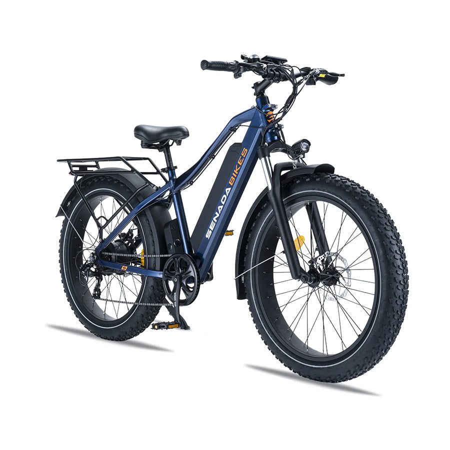 Senada Saber Plus - All-Terrain Electric Fat Tire Mountain Bike - Top Speed 28mph - 1000W