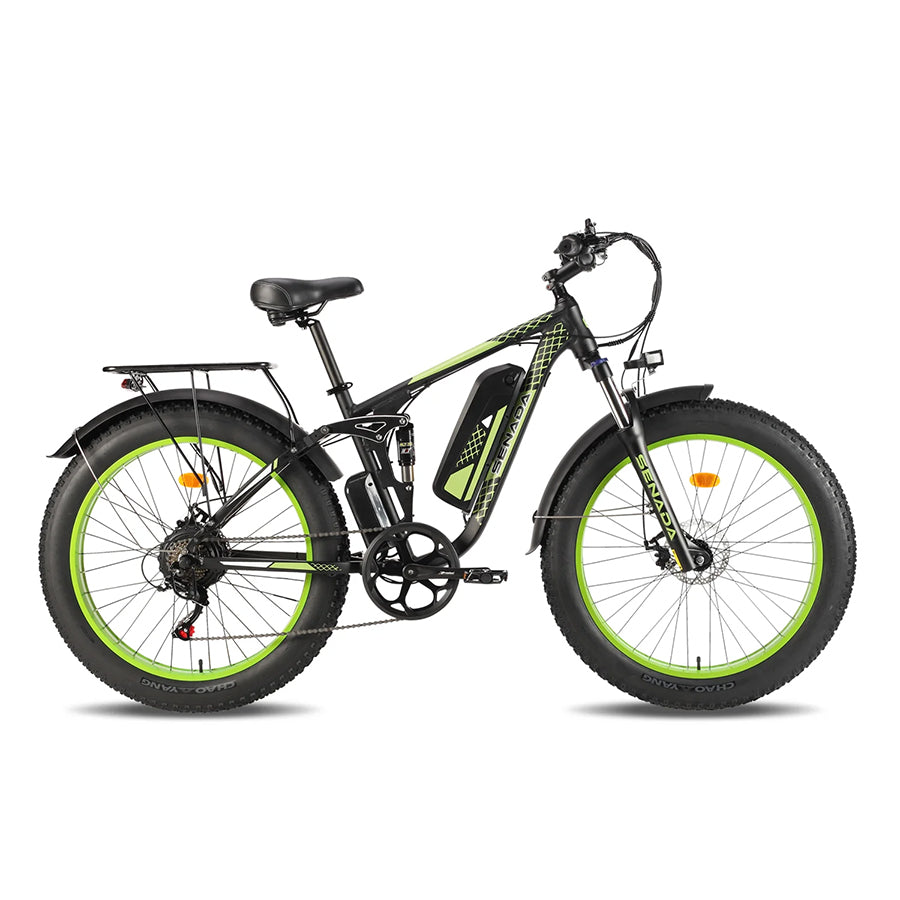 Senada Viper Plus - Aggressive Off-Road Electric Fat Tire Mountain Bike - Top Speed 28mph - 1000W