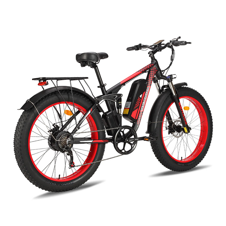 Senada Viper Plus - Aggressive Off-Road Electric Fat Tire Mountain Bike - Top Speed 28mph - 1000W