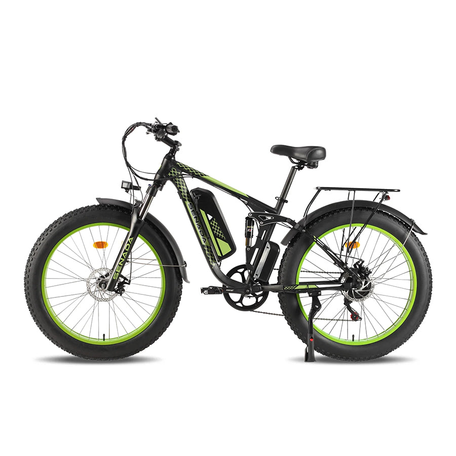 Senada Viper Plus - Aggressive Off-Road Electric Fat Tire Mountain Bike - Top Speed 28mph - 1000W
