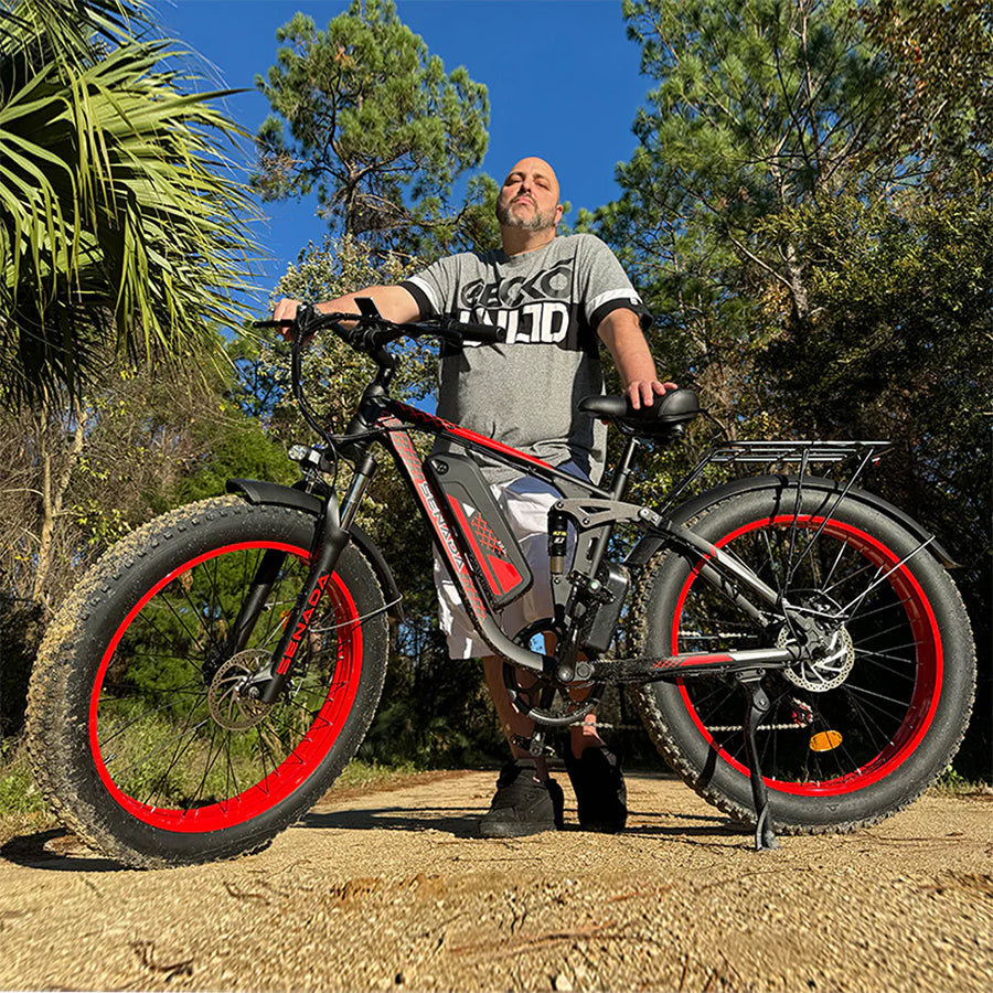 Senada Viper Plus - Aggressive Off-Road Electric Fat Tire Mountain Bike - Top Speed 28mph - 1000W