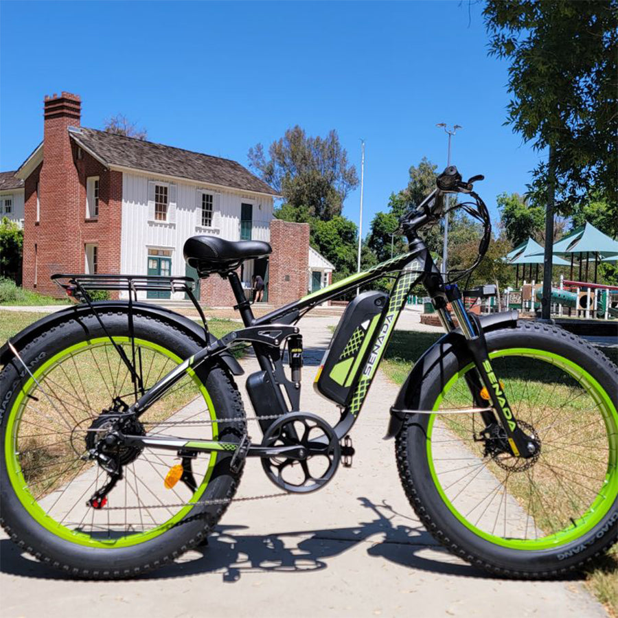 Senada Viper Plus - Aggressive Off-Road Electric Fat Tire Mountain Bike - Top Speed 28mph - 1000W