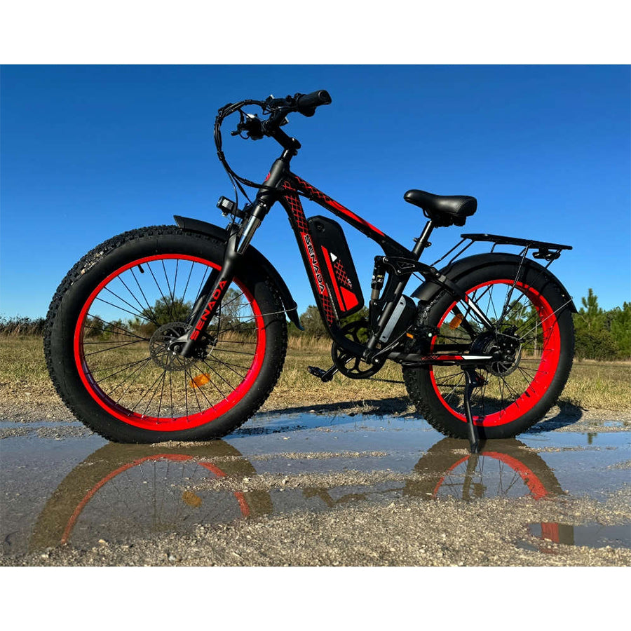 Senada Viper Plus - Aggressive Off-Road Electric Fat Tire Mountain Bike - Top Speed 28mph - 1000W