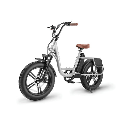 Velowave Prado S - Commuter Step-Through Fat Tire Electric Bike - Top Speed 25mph - 750W
