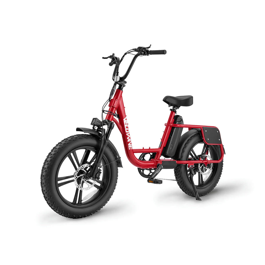 Velowave Prado S - Commuter Step-Through Fat Tire Electric Bike - Top Speed 25mph - 750W