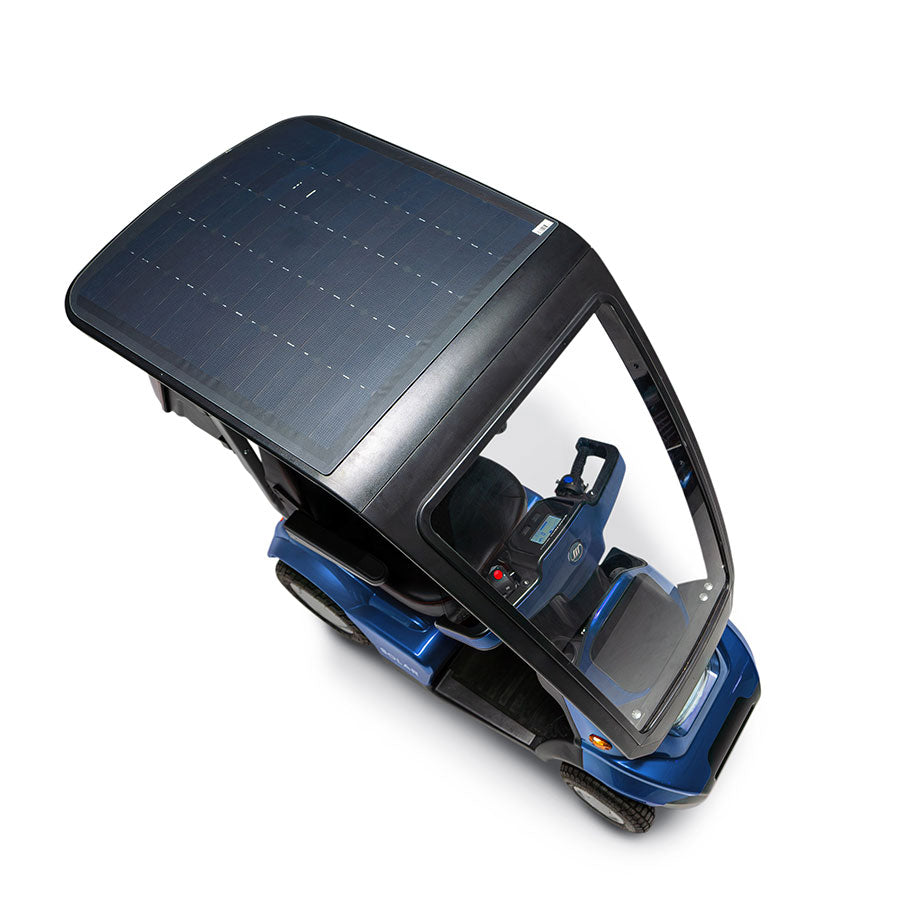 Afikim AfiScooter Solar - The First Solar Mobility Scooter for Daily Use - Top Speed 9mph - 1400W