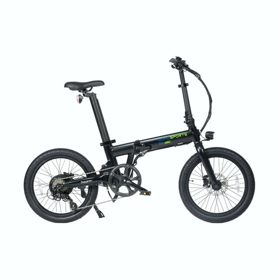 Qualisports Dolphin STD/Plus - Lightweight Folding E-Bike – Top Speed 20mph - 350W