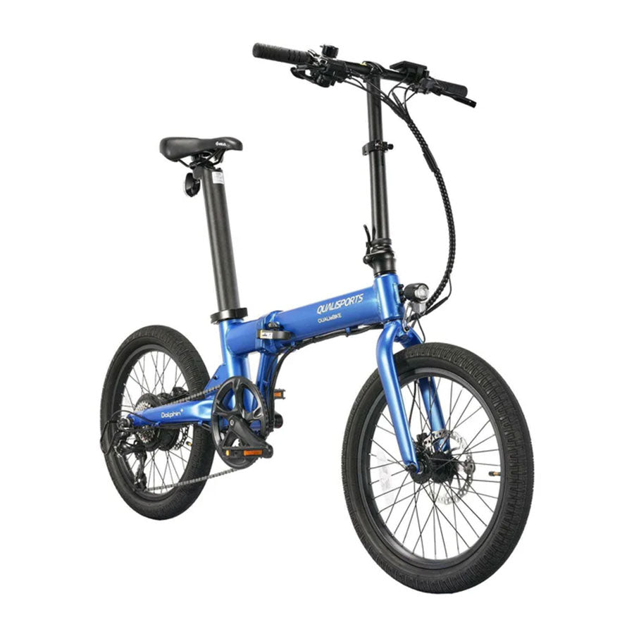 Qualisports Dolphin STD/Plus - Lightweight Folding E-Bike – Top Speed 20mph - 350W