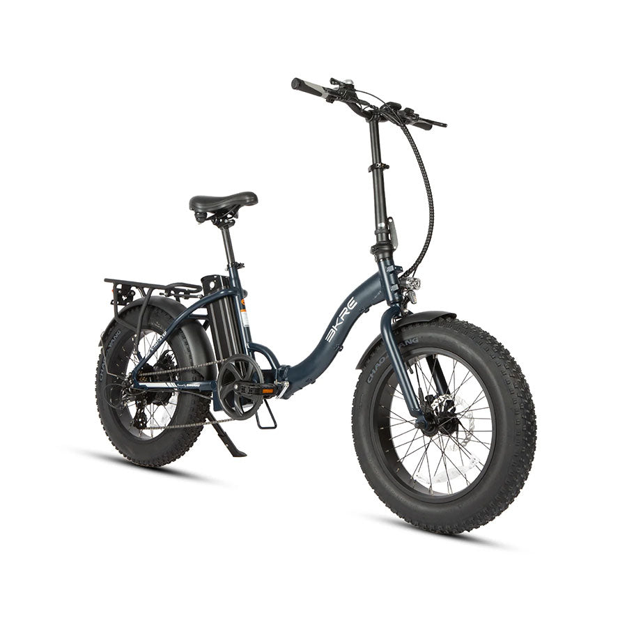 Eunorau E-Fat Step - Step-Through Folding Fat Tire Mountain Electric Bike - Top Speed 20mph - 500w