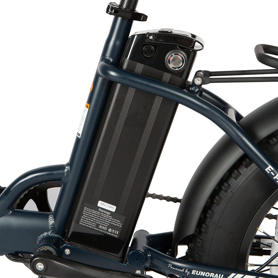 Eunorau E-Fat Step - Step-Through Folding Fat Tire Mountain Electric Bike - Top Speed 20mph - 500w