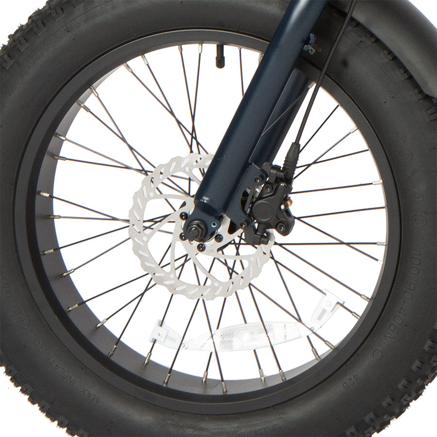 Eunorau E-Fat Step - Step-Through Folding Fat Tire Mountain Electric Bike - Top Speed 20mph - 500w