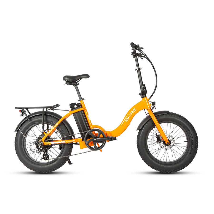 Eunorau E-Fat Step - Step-Through Folding Fat Tire Mountain Electric Bike - Top Speed 20mph - 500w
