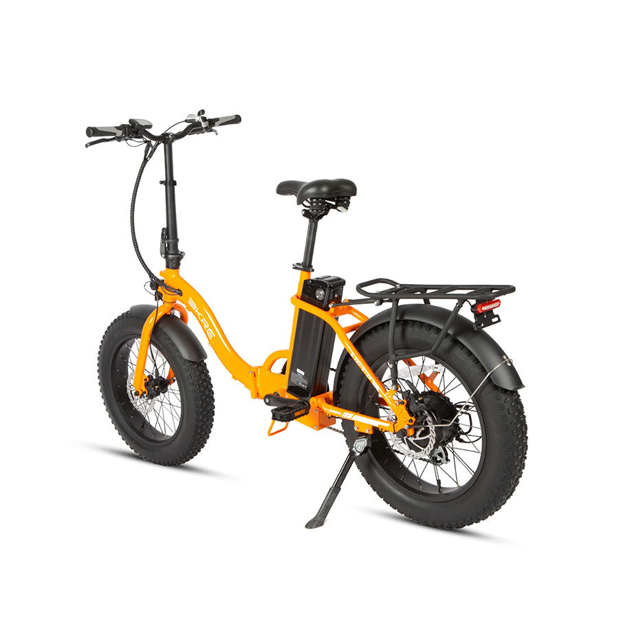 Eunorau E-Fat Step - Step-Through Folding Fat Tire Mountain Electric Bike - Top Speed 20mph - 500w