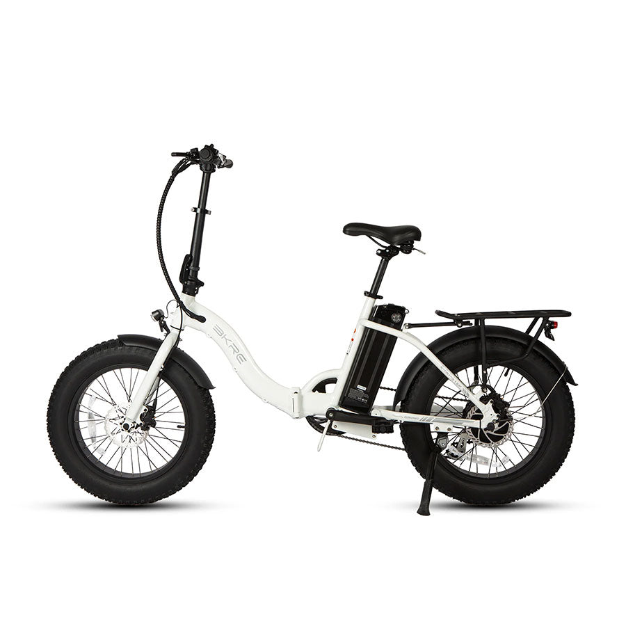 Eunorau E-Fat Step - Step-Through Folding Fat Tire Mountain Electric Bike - Top Speed 20mph - 500w