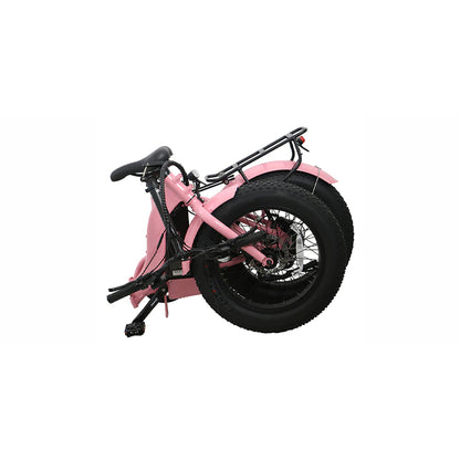 Eunorau E-Fat Step - Step-Through Folding Fat Tire Mountain Electric Bike - Top Speed 20mph - 500w