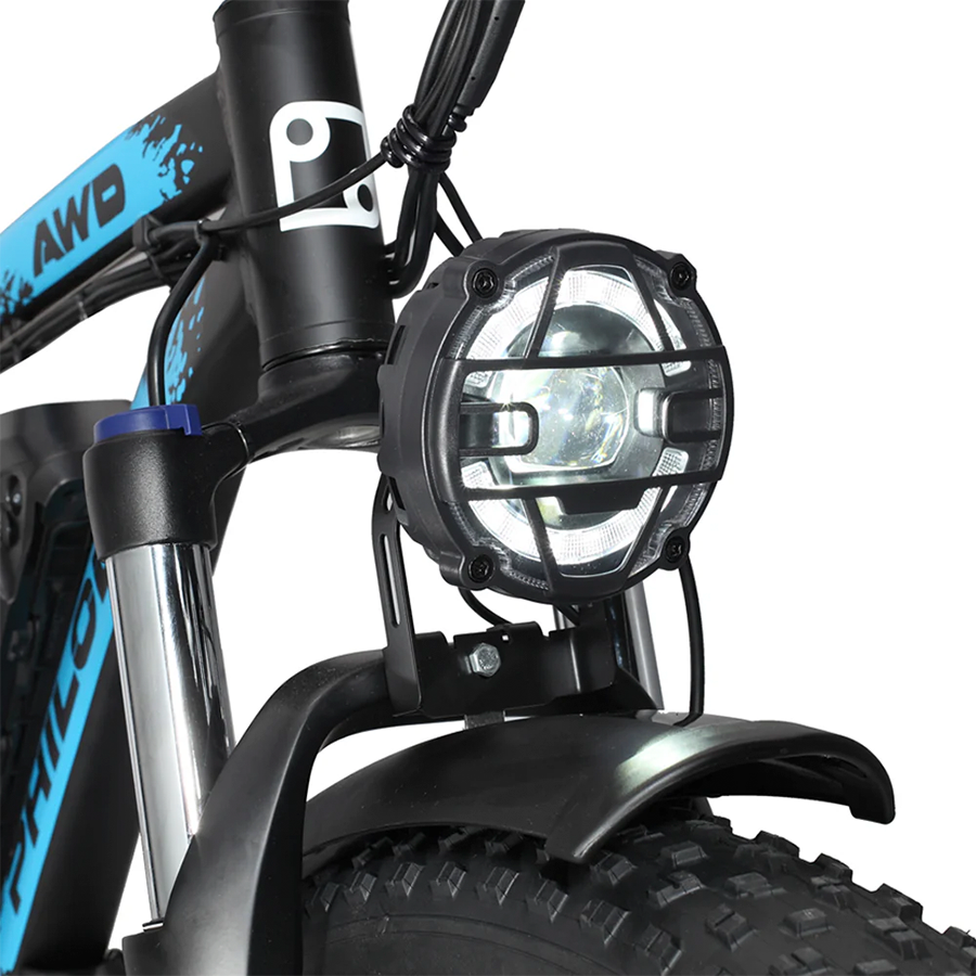 Philodo H8 - Dual Motor Fat Tire Electric Bike - Top Speed 35mph - 3000W