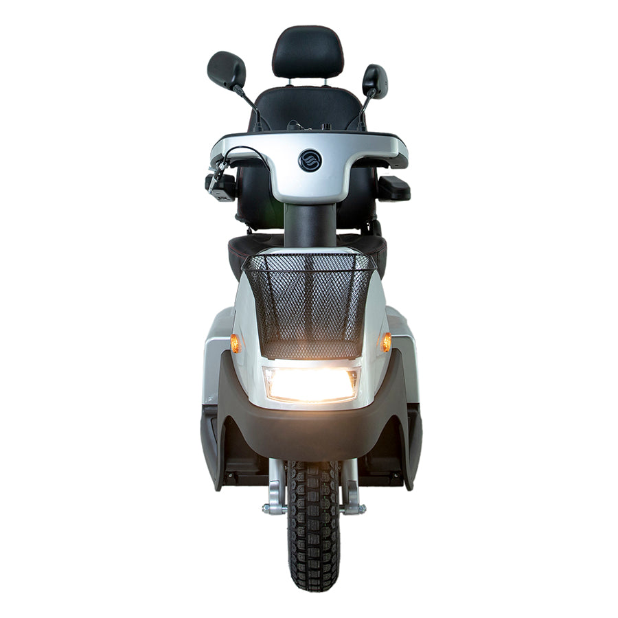AFIKIM MOBILITY - AfiScooter Breeze C3 - Mid-Sized Multi-Purposed 3 Wheel Mobility Scooter - 950W - Electric Whispering