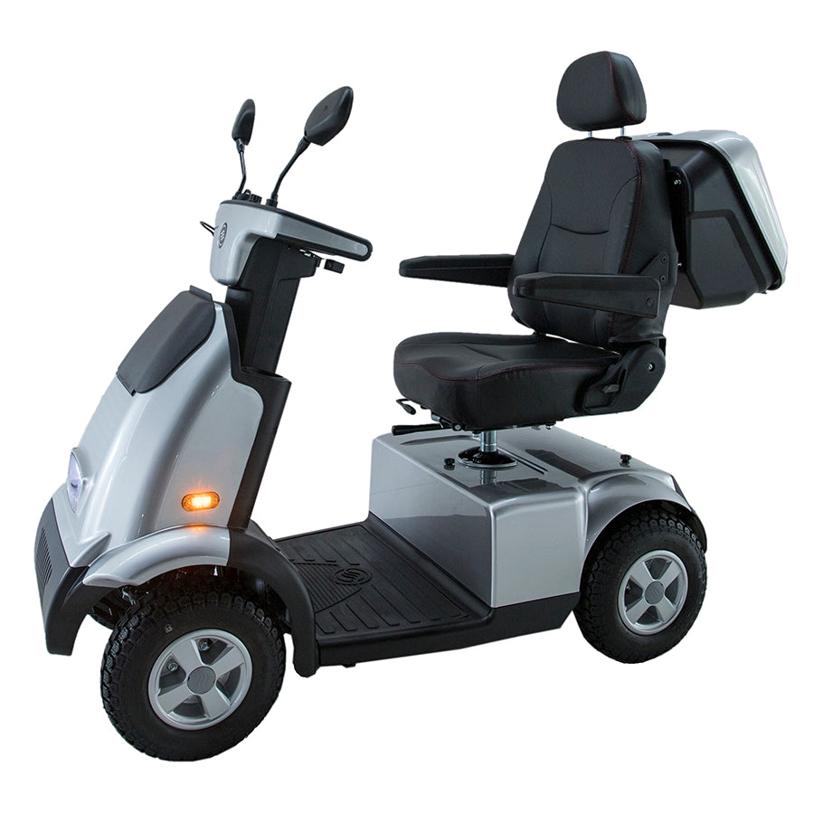 AFIKIM MOBILITY - AfiScooter Breeze C4 - Mid-Sized Multi-Purposed 4 Wheel Mobility Scooter - 950W - Electric Whispering
